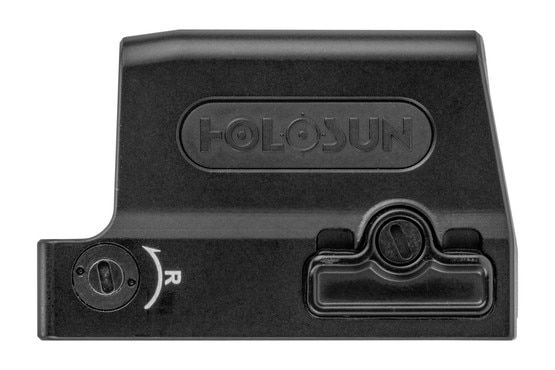 Holosun HE509 enclosed pistol reflex sight with ACSS Vulcan reticle and RMR mounting plate